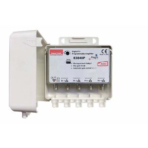 AMPLIFICATORE DA PALO 4 IN UHF+VHF 40DB 1 OT 115DBUV