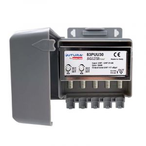 AMPLIFICATORE UHF 2 IN 30DB - 1OUT 117DBUV - 5G