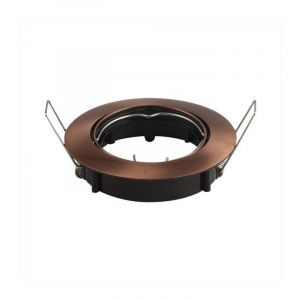 PORTAFARETTO GU10 E GU5.3 DA INCASSO BRONZO