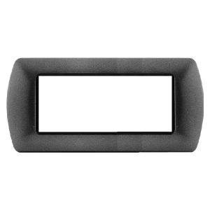 PLACCA METALLO 7P SERIE T1 - ANTRACITE