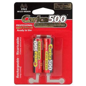BEGHELLI BATTERIE RICARICABILI NIMH 1,2V 2500MAH            