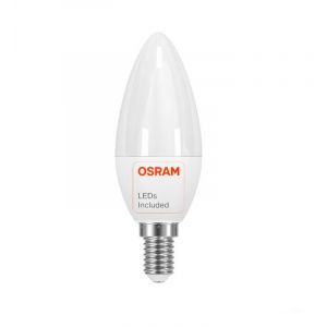 CANDELA LED 6W 6000K CHIP OSRAM E14 C37