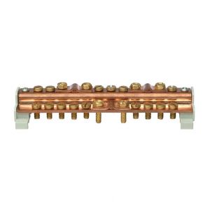 PIASTRA EQUIPOTENZIALE DIN 18 FORI 3x50mmq./15