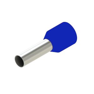 TUBETTO PREISOLATO BLU 16mmq  100PZ