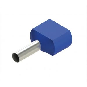 TUBETTO PREISOLATO 2X2.50MMQ - 250PZ - BLU