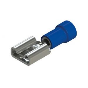 CAPIC. PREIS. FEMMINA 4,8x0,8mm BLU 100PZ