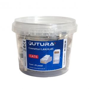 SPINA RJ45 8P8C CAT6 SCH.FLEX-SOLID 50 - CF.25