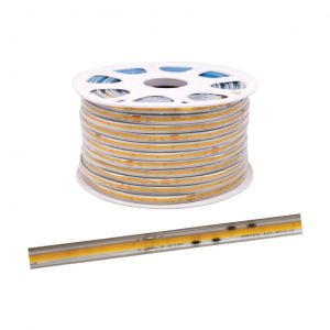 50MT STRIP 10W/MT 120LM/MT 2700K IP67 230V - COB 330 NUCLEI