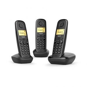 CORDLESS TRIO GIGASET A170 NERO