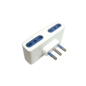 ADATTATORE PIATTO SPINA 2P+T16A - 4 PRESE