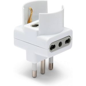ADATTATORE TRIPLO SCHUKO 10/16A