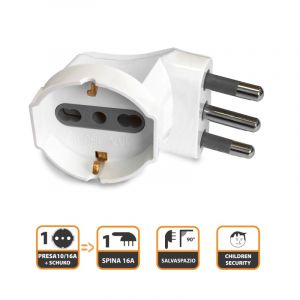 ADATTATORE SPINA 16A