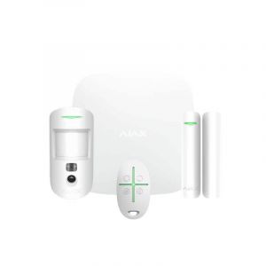 AJ-STARTERKIT-CAM-W Ajax Intrusion Kit with Hub 2