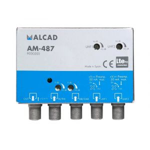 AMPLIFICATORE DA PALO UHF-UHF-BIII/DAB-FM 32DB LTE700