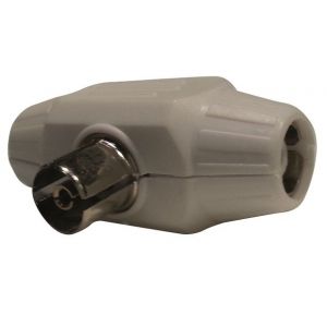 ADATTAT.MULTIPLO INDUT.TV 1 IN FEM-2 OUT MASCH