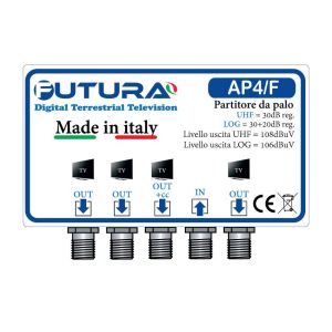 RIPARTITORE DA PALO 1 ING 4OUT                              