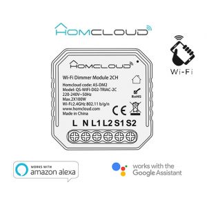 Modulo Dimmer Intelligente Wi-Fi 2 canali da incas