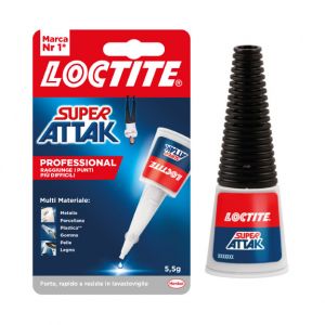 COLLA LOCTITE SUPER ATTAK 5.5GR. - CF. 24 PEZZI