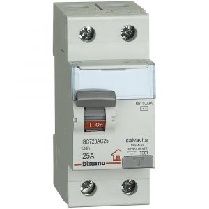 DIFFERENZIALE PURO 2P - TIPO AC - IN= 40A - IDN= 0.03A