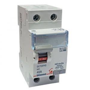 DIFFERENZIALE PURO 2P - TIPO F - IN= 40A - IDN= 0.03A