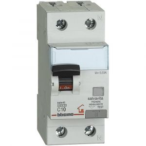 INT. MAGNETOTERMICO DIFF. BTDIN-RS 1P+N TIPO F-IN=10A- 0.03A