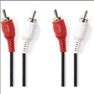 CAVO AUDIO STEREO 2 SPINA RCA - 2 SPINA RCA 1,5 METRI