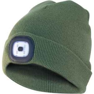 CAPPELLINO IN STOFFA CON LUCE - VERDE SCURO                 