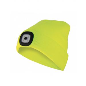 CAPPELLINO IN STOFFA CON LUCE - GIALLO                      