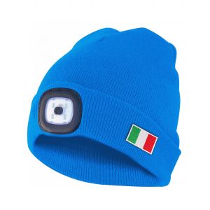 CAPPELLINO IN STOFFA CON LUCE - AZZURRO                     