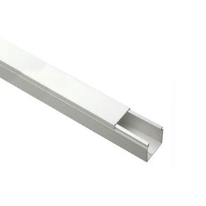 CANALE PORTACAVI 60X40MM COPERCHIO FRONTALE (2MT)