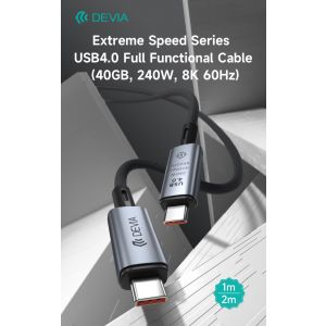 CAVO TIPO-C USB 4 - 1MT NERO