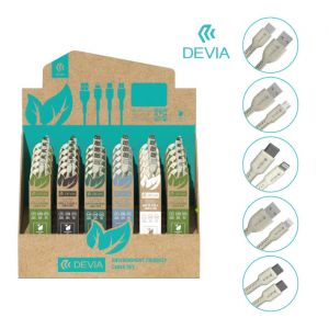 ESPOSITORE 30 CAVI IN FIBRA DI PAGLIA biodegradabili