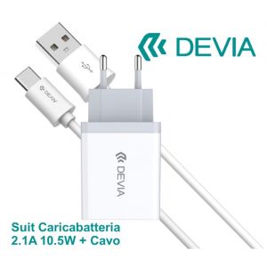 *CARICA BATTERIA 2,1A + CAVO TIPO C
