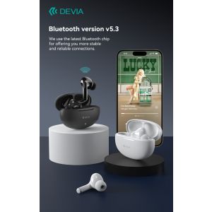 AURICOLARI DEVIA BLUETOOTH - EM060 - BIANCHI