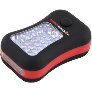 TORCIA 24+4 LED-MAGNETE E GANCIO                            