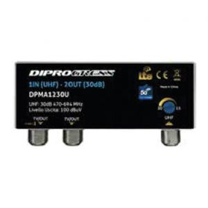 AMPLIFIC.PALO 1 IN UHF - 2 OUT 30dB filtro 5G