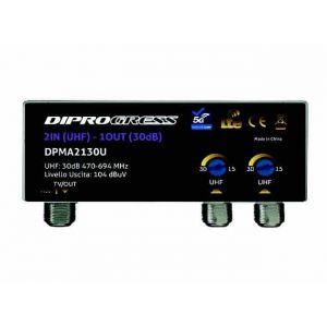 AMPLIFIC.PALO 2 IN UHF 1 OUT 30dB filtro 5G