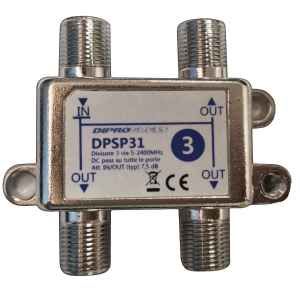 DIVISORE 3 VIE GTSAT CONN.F IN LINEA