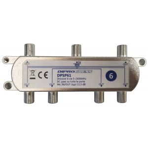 DIVISORE 6 VIE conn.F in linea pack sing