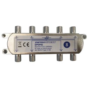 DIVISORE 8 VIE conn.F in linea pack sing