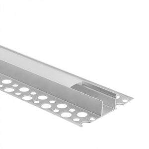 PROFILO ANODIZZATO DA SUPER. GN02 + PARAL. OPALINO - 2MT