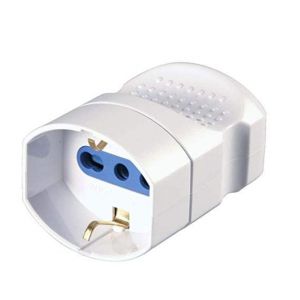 PRESA VOL.SCHUKO 2 P+T 10/16A BIANCA