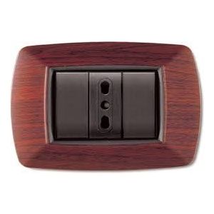 PLACCA LIFE 3P LEGNO SCURO