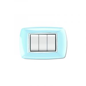 PLACCA LIFE 3P AZZURRO PASTELLO