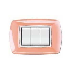 PLACCA LIFE 3P ARANCIO PASTELLO