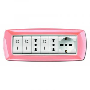 PLACCA LIFE 7P ARANCIO PASTELLO