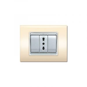 PLACCA NEW PRESTIGE 3 MODULIAVORIO