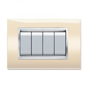 PLACCA NEW PRESTIGE 4 MODULIAVORIO