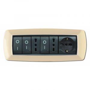 PLACCA NEW PRESTIGE 7 MODULIAVORIO