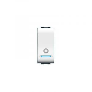 PULSANTE UNIPOLARE LIFE ILLUM.16A BIANCO